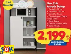 LİSA ÇOK AMAÇLI DOLAP